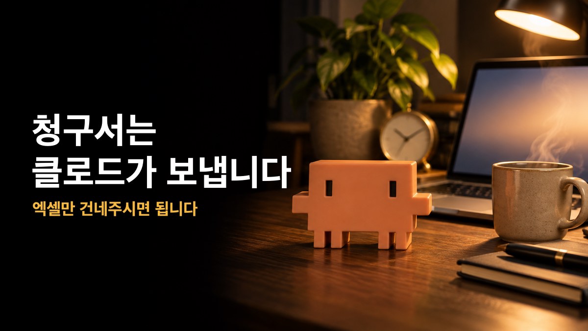 [매직밀키트] 달팽이님, 청구서 발송은 이제 클로드한테 맡기세요!